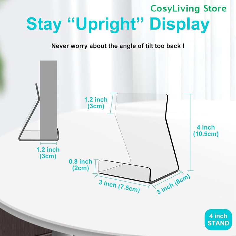 1/2/6 stuks transparante deskt - Clear Acrylic Book Stand Holder recensie en prijs